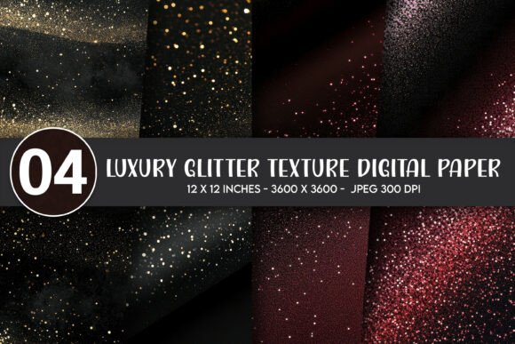 Download Luxury Glitter Texture Digital Paper - Luxury glitter Collection